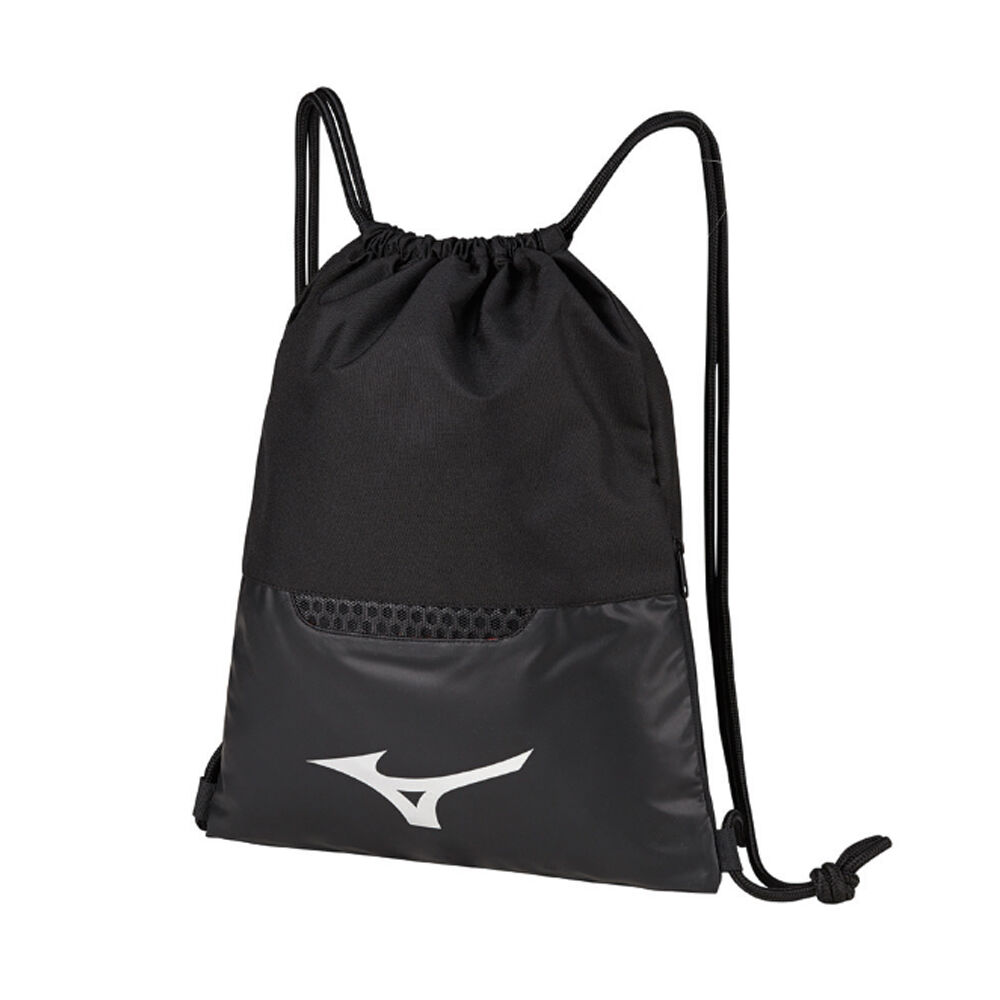 Mens Mizuno Style Draw Bag Black Philippines (XQUYJD953)